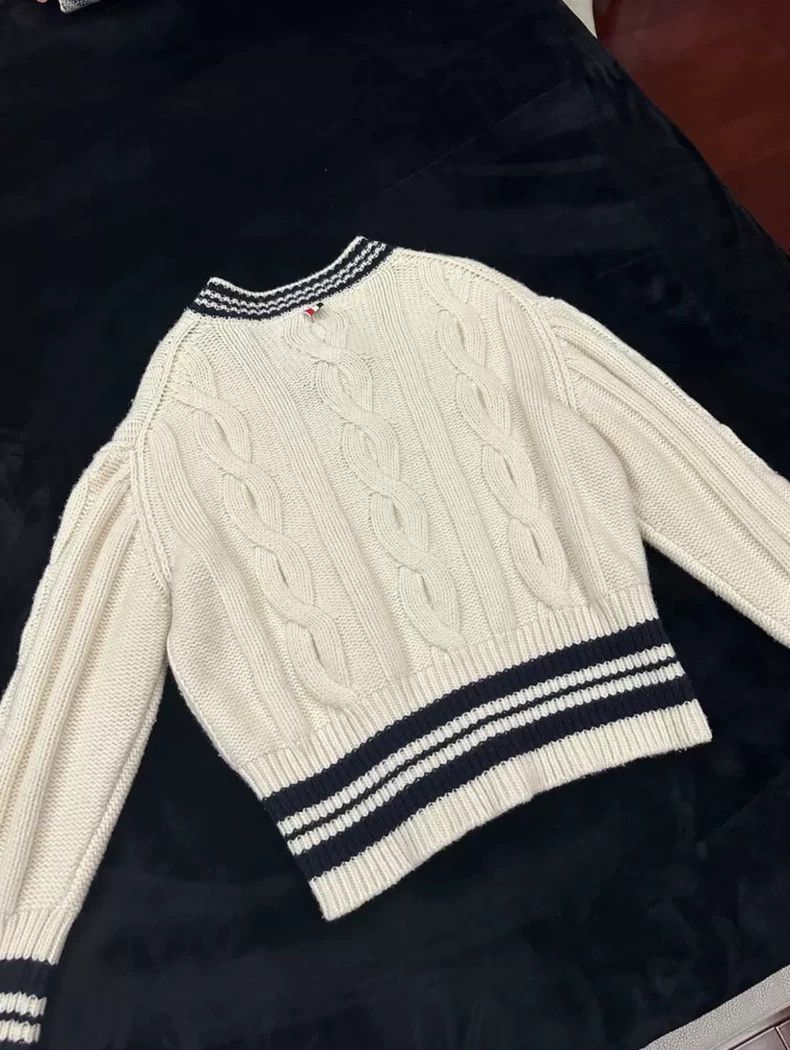 Other Thom Browne Black and white academic sweater Size US L / EU 52-54 / 3 - 8 Thumbnail