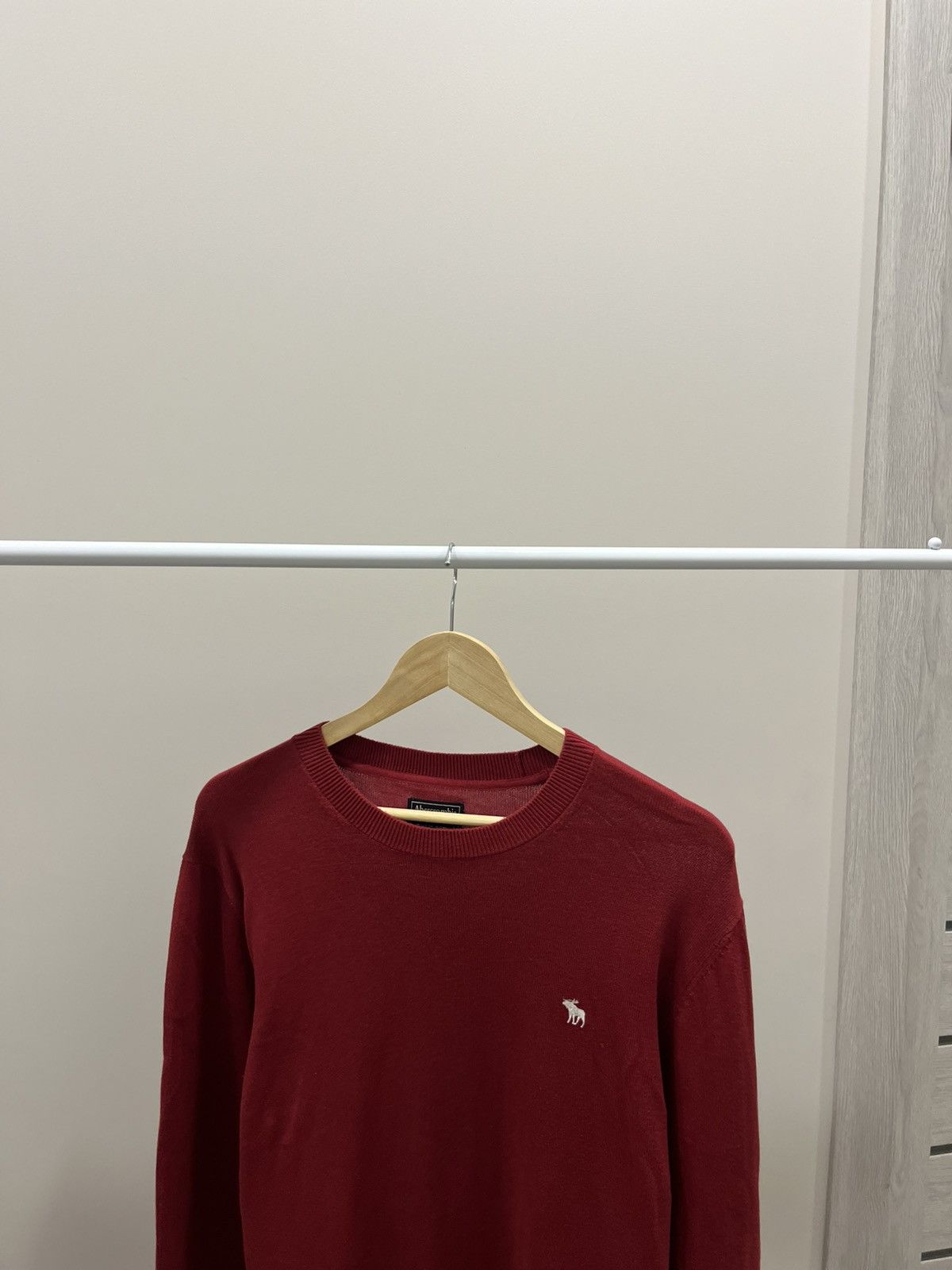 Abercrombie & Fitch Abercrombie & Fitch Sweater Mens XL Red Pullover Long Sleeve Size US XL / EU 56 / 4 - 2 Thumbnail