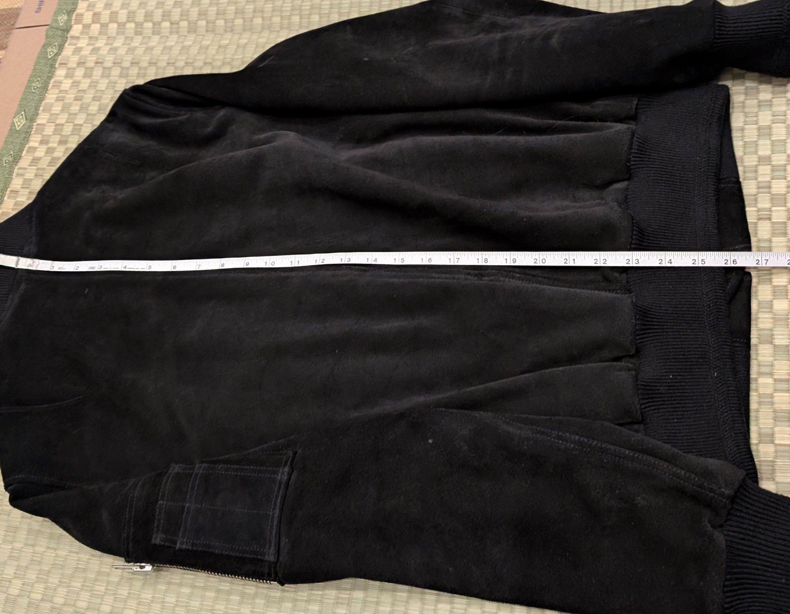Maison Kitsune Maison Kitsune Suede Calfskin Leather Lined Bomber Jacket Size US S / EU 44-46 / 1 - 7 Thumbnail