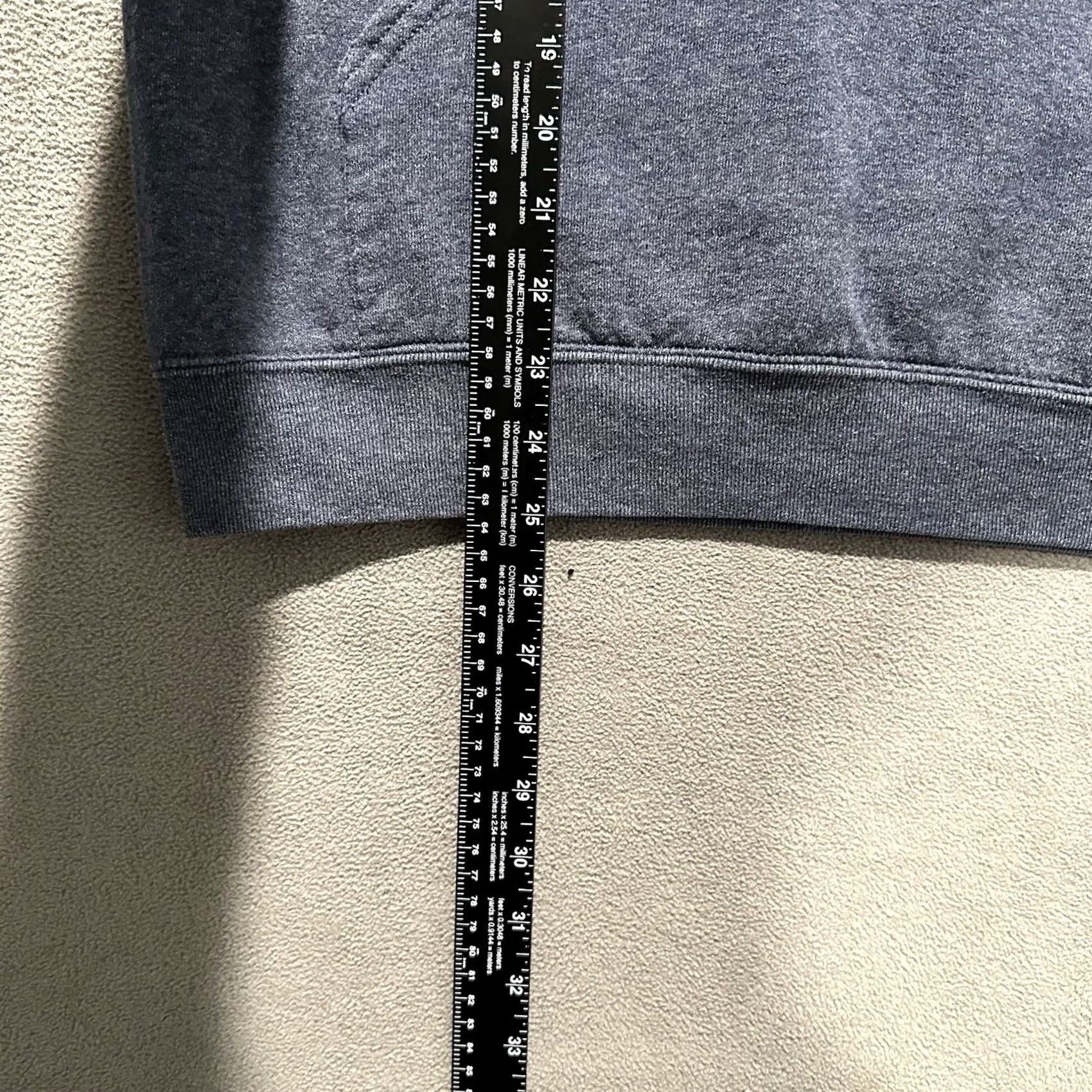 Jerzees Hershey Hoodie Mens Medium Blue/Gray Pullover Sweatshirt Jerzees Nublend GUC Size US M / EU 48-50 / 2 - 7 Thumbnail