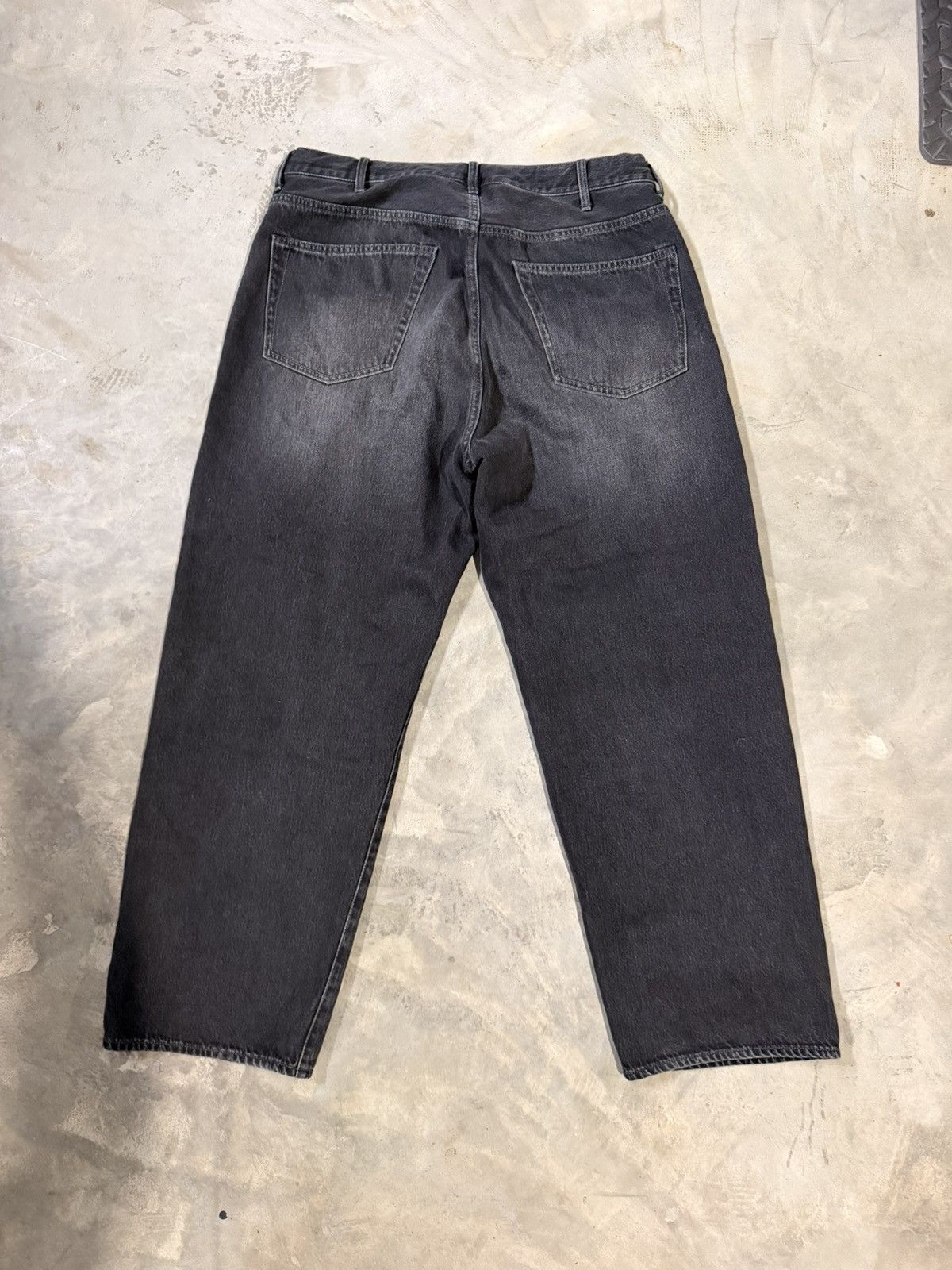 Beams Japan BEAMS BLACK DENIM WIDE LEG Size US 32 / EU 48 - 3 Thumbnail