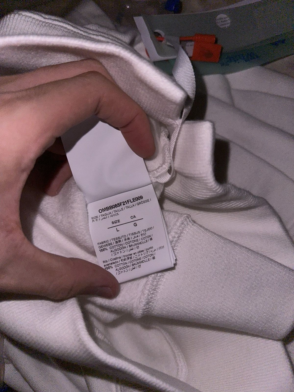 Off-White Off White Pink Paint Splatter Hoodie Size US L / EU 52-54 / 3 - 7 Thumbnail