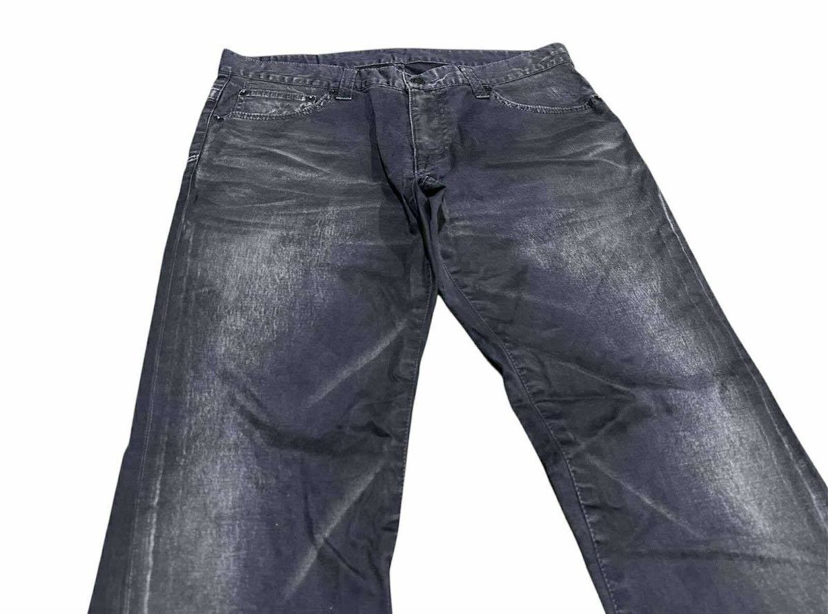 Tornado Mart 🔥Y2K Archived Tornado Mart Black Coated Flared Denim Size US 32 / EU 48 - 2 Thumbnail