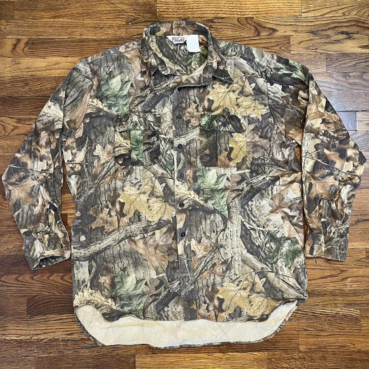 Walls Walls Real Tree Camo Pattern Long Sleeve Over Shirt Size US XXL / EU 58 / 5 - 1 Thumbnail