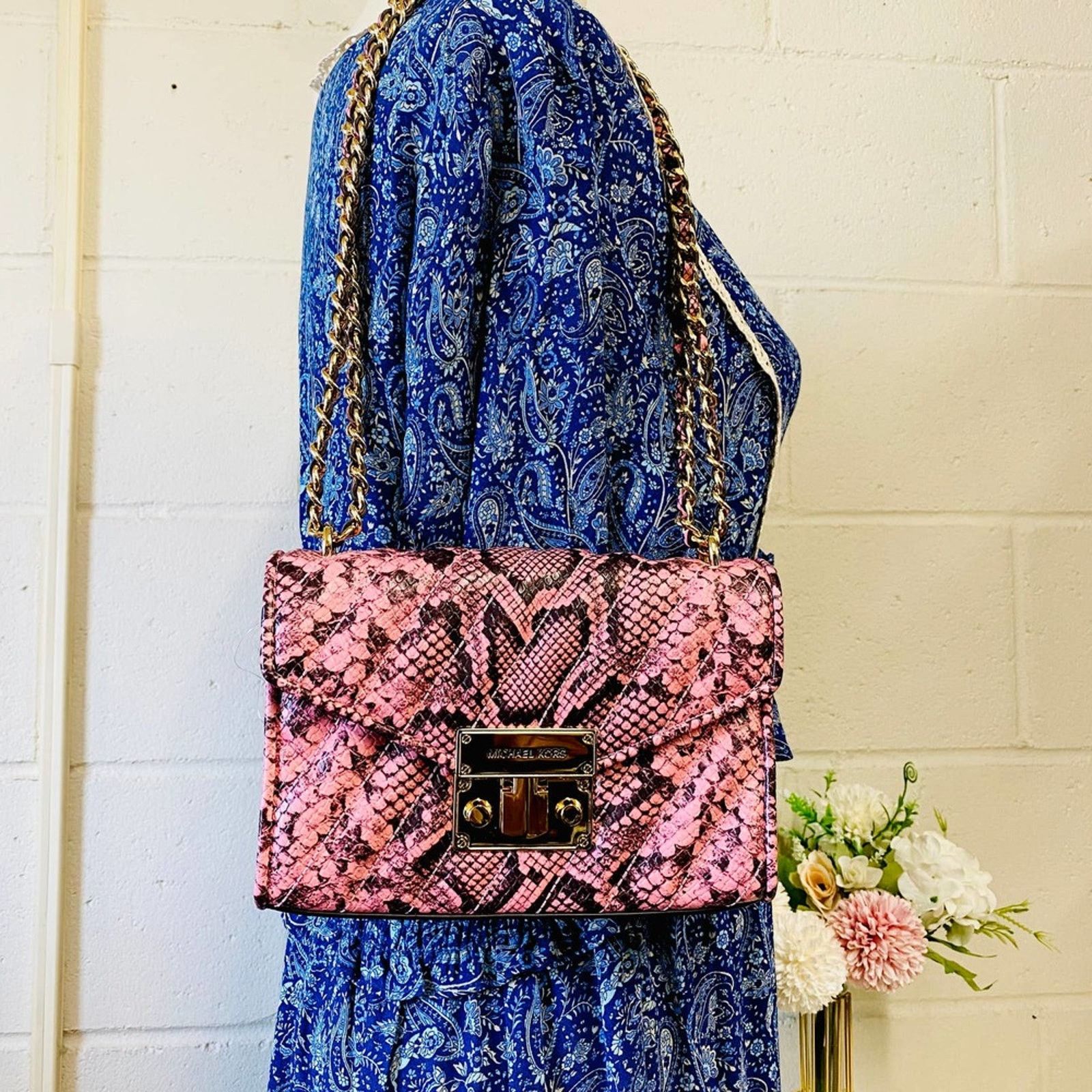 Michael Kors Michael Kors Rose 35S1GXOC1E Small Crossbody Bag Carnation Size ONE SIZE - 2 Thumbnail