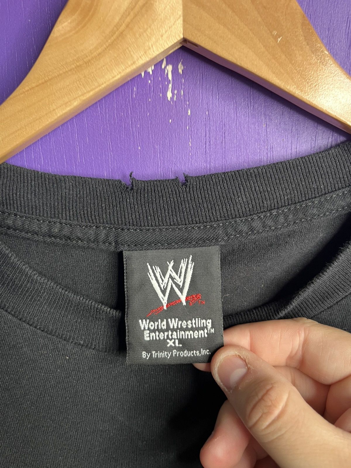 Vintage × WWF Vintage 90s WWF Hogan vs Michaels t-shirt Size US XL / EU 56 / 4 - 4 Thumbnail