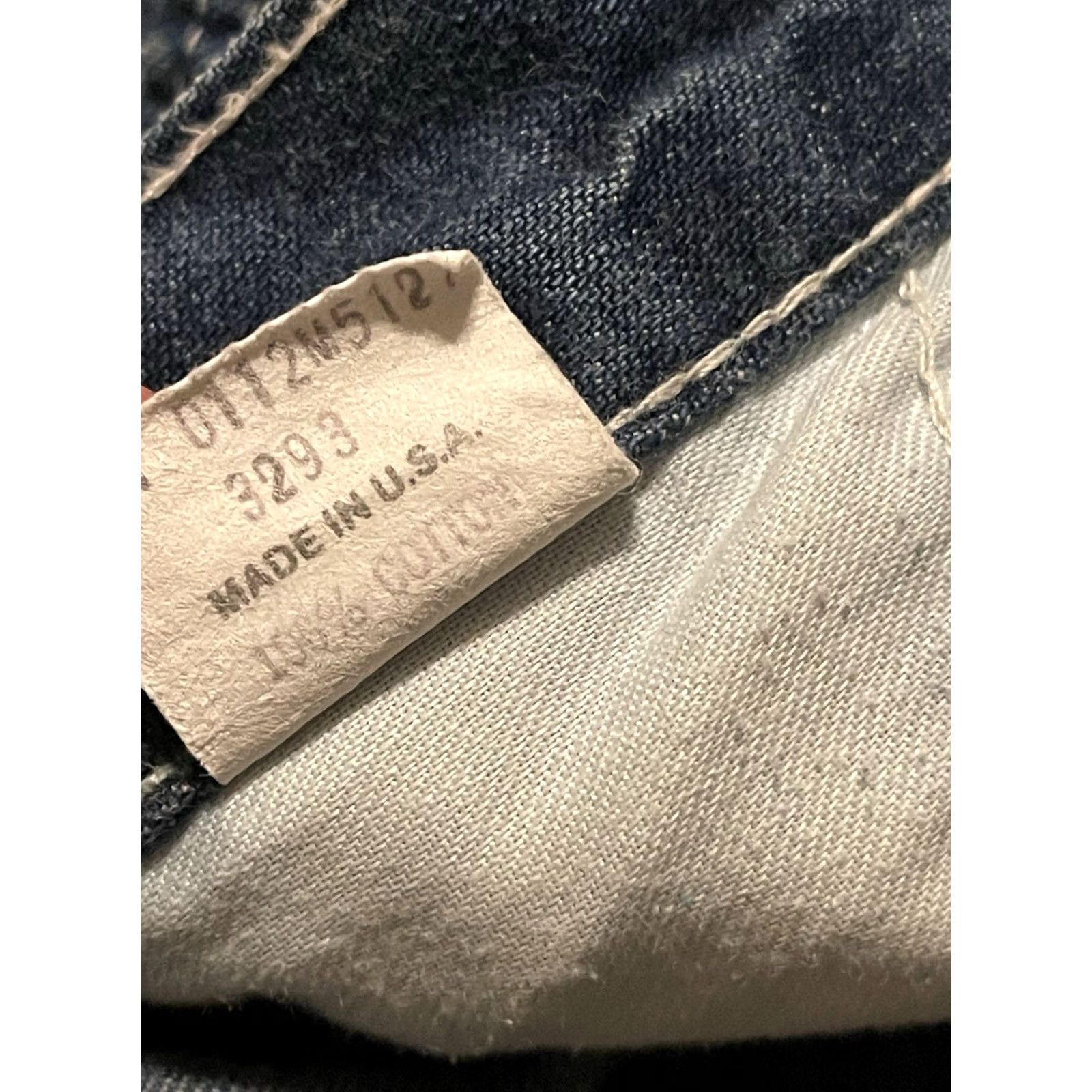 Vintage VINTAGE OshKosh B'gosh USA Union Made Sanforized Denim Jeans - Men's 40x32 - Blue, Cotton, Zip, Regular, Straight, 32in Inseam, Pockets, United States Size US 40 / EU 56 - 6 Thumbnail