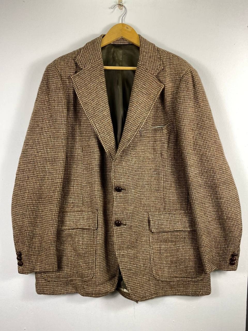 Harris Tweed harris tweed handwoven wool jacket nice design Size US L / EU 52-54 / 3 - 1 Thumbnail