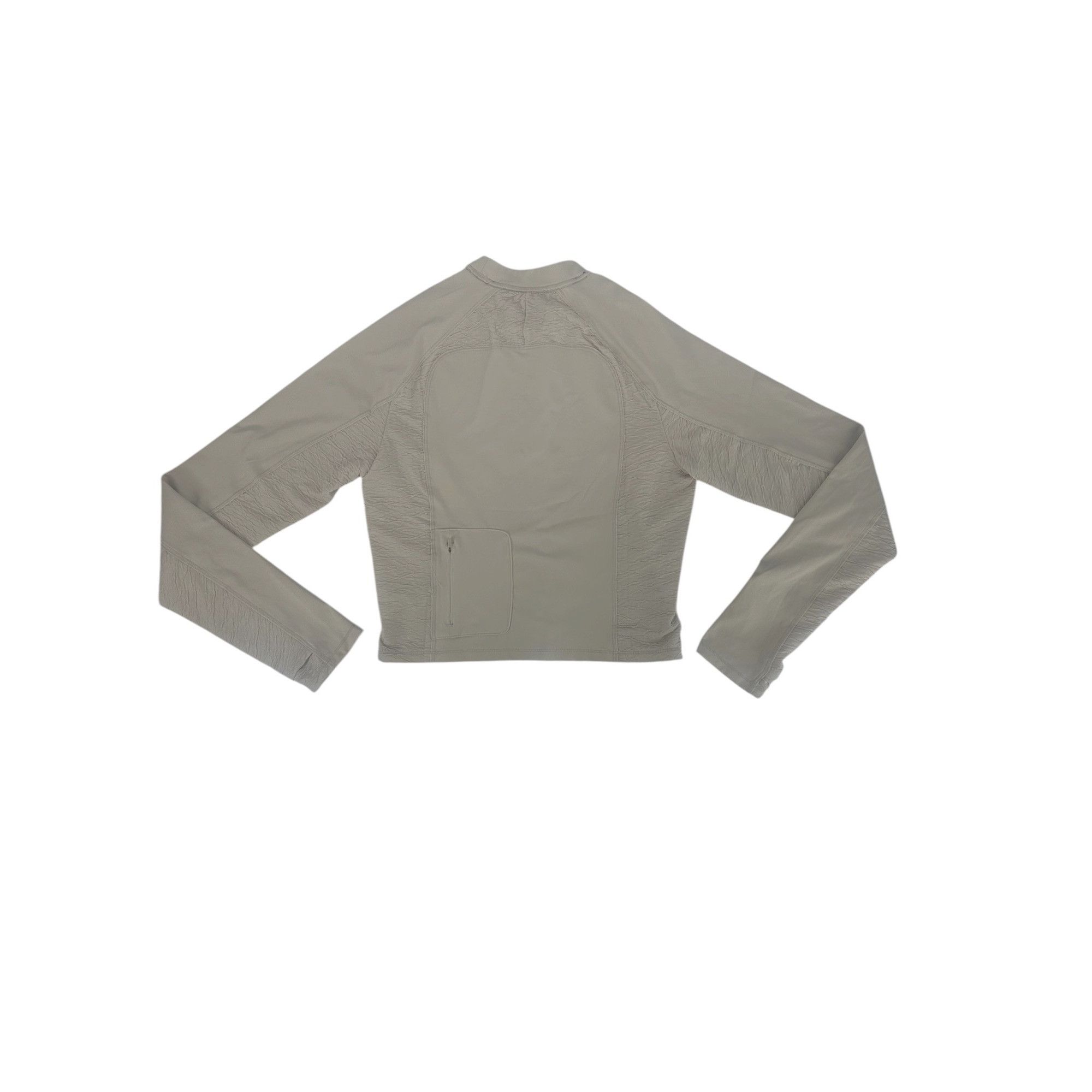 Nike Nike Trail Women's Beige Dri-FIT Cropped Long Sleeve Medium Size M / US 6-8 / IT 42-44 - 2 Thumbnail