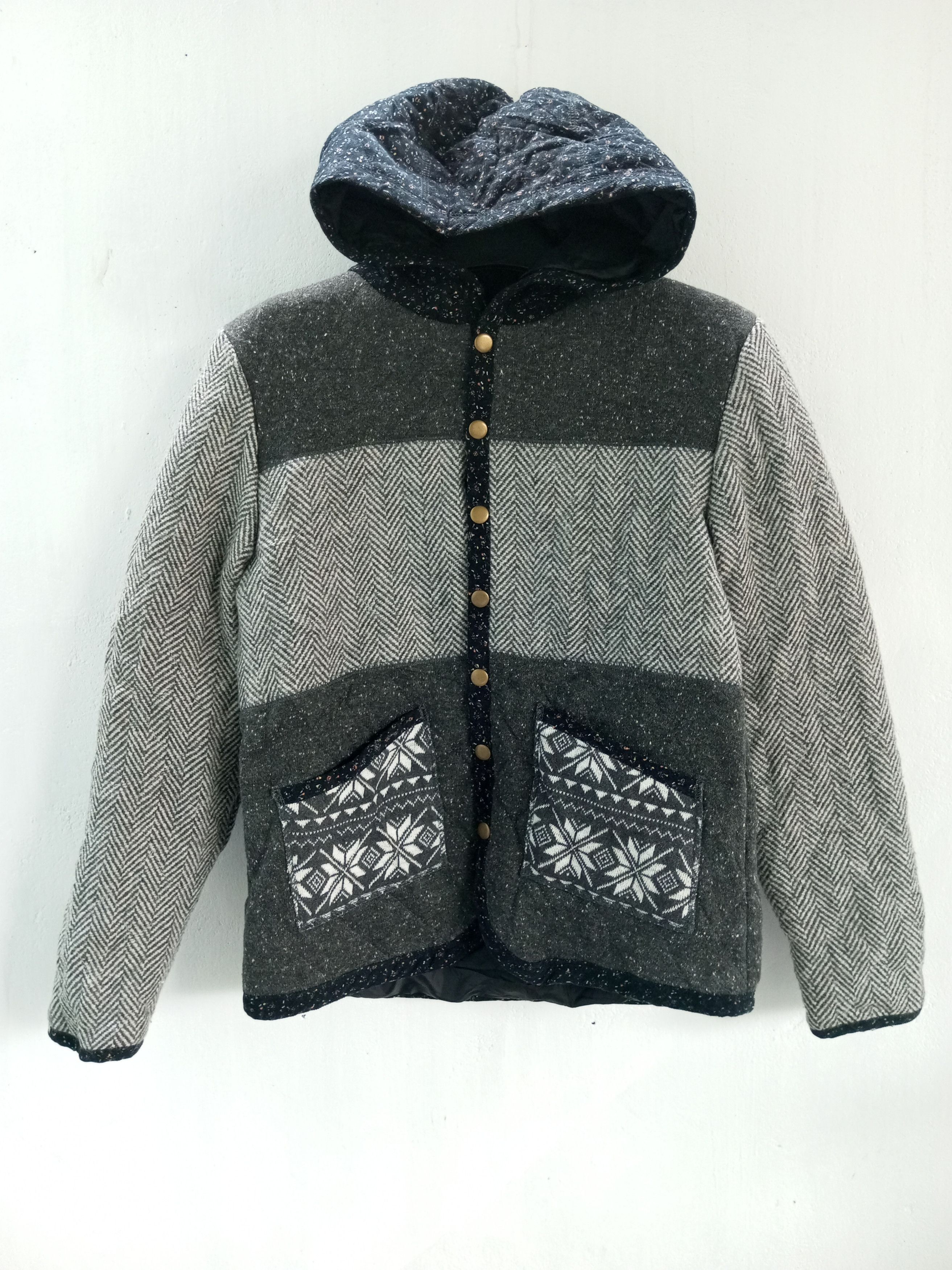 Isamu Katayama Backlash × Japanese Brand × KMRii Japanese Brand Agile Wool Button Down Jacket Size US M / EU 48-50 / 2 - 17 Thumbnail