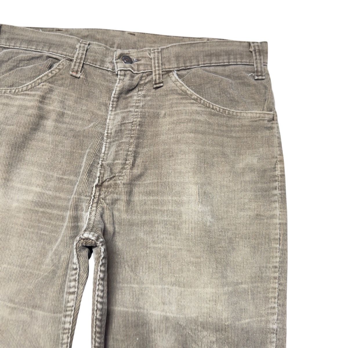 Levi's Vintage 70s Levis 646 Brown Corduroy Flare Jeans Size US 34 / EU 50 - 5 Thumbnail
