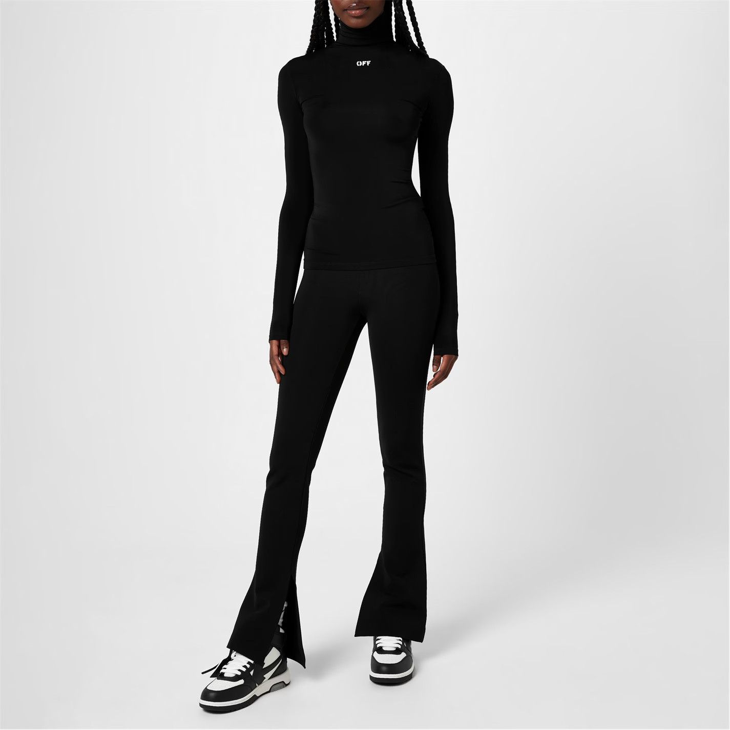 Off-White o1g2r1mq1224 Legging in Black Size 27" / US 4 / IT 40 - 6 Thumbnail