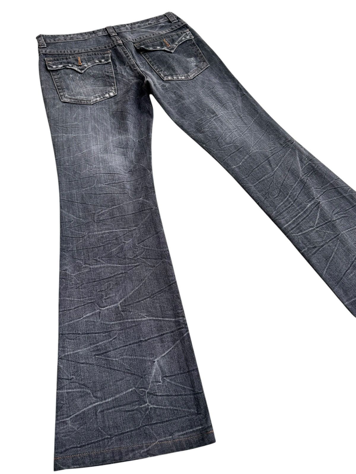 HyperDenim 🔥Achival Japanese Brand AGAT Distressed Flare Jeans Size US 32 / EU 48 - 5 Thumbnail