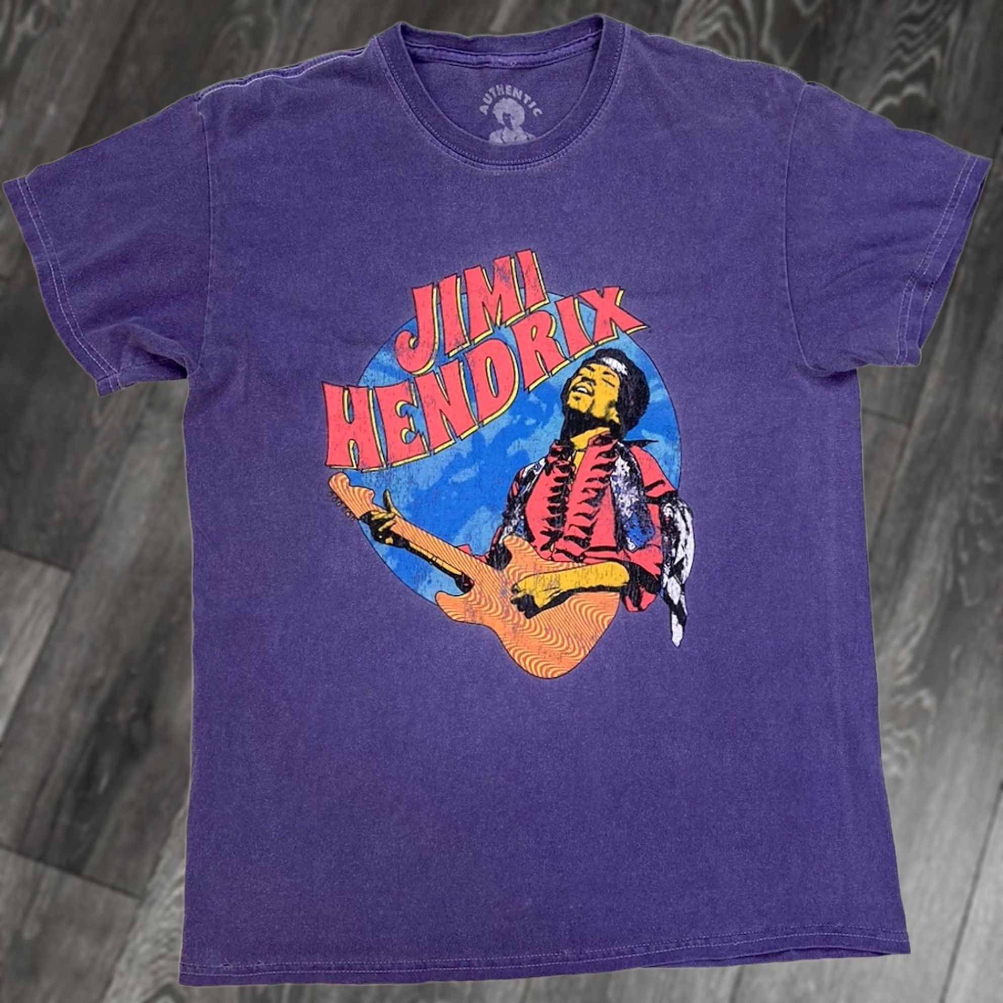 Vintage VINTAGE Jimi Hendrix T-Shirt Women Medium Purple Short Sleeve Music Size M / US 6-8 / IT 42-44 - 1 Thumbnail