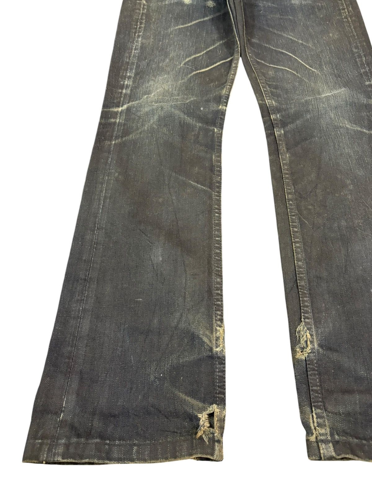 Japanese Brand Vintage Japanese Brand Mud Wash Distressed Bootcut Jeans Size US 32 / EU 48 - 6 Thumbnail