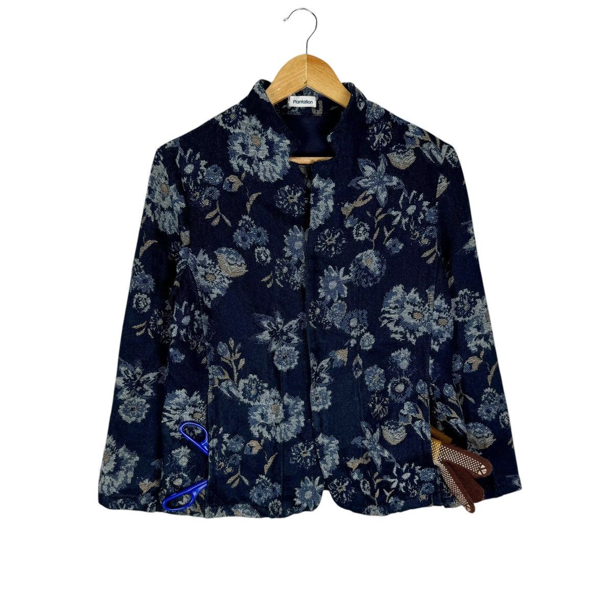 Issey Miyake 🌟90s PLANTATION ISSEY MIYAKE FLOWER JACKET Size M / US 6-8 / IT 42-44 - 2 Thumbnail