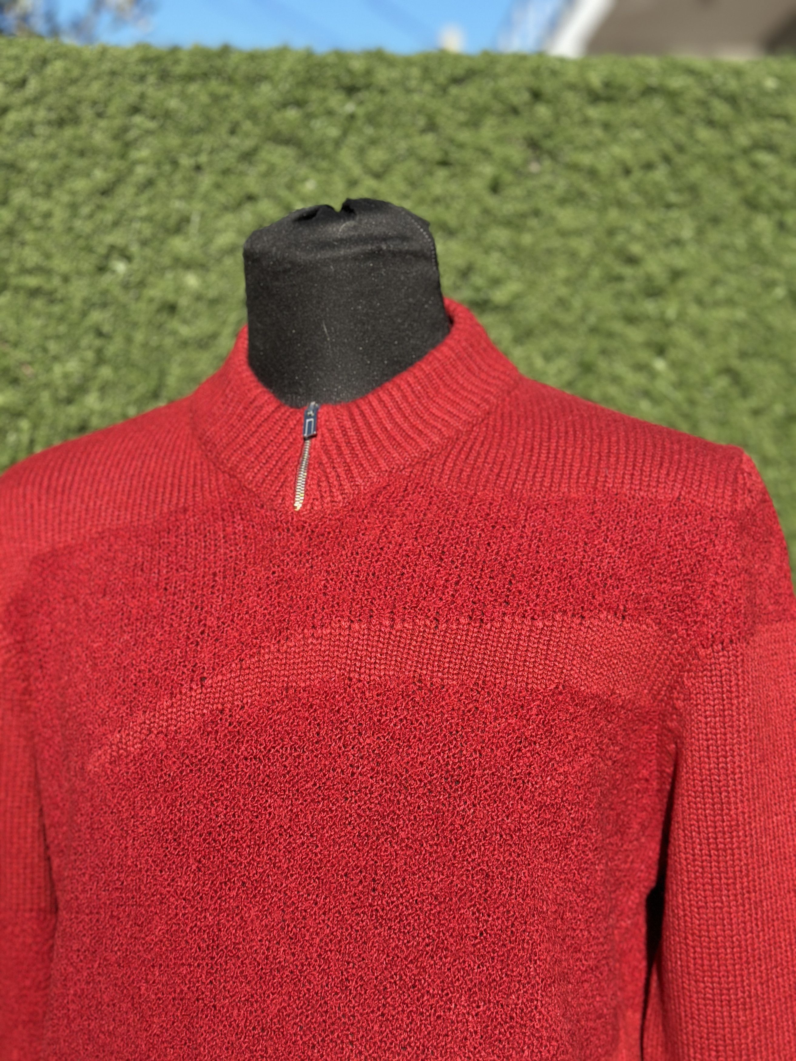 Hermes Rare Hermès Cashmere Blend Half-Zip Knit Sweater Size XL Size US XL / EU 56 / 4 - 14 Thumbnail