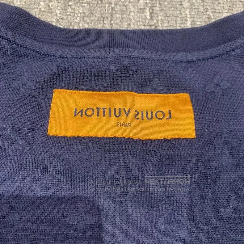 Louis Vuitton LV Blue Beaded Pattern Short Sleeve Tee. Size US L / EU 52-54 / 3 - 4 Thumbnail