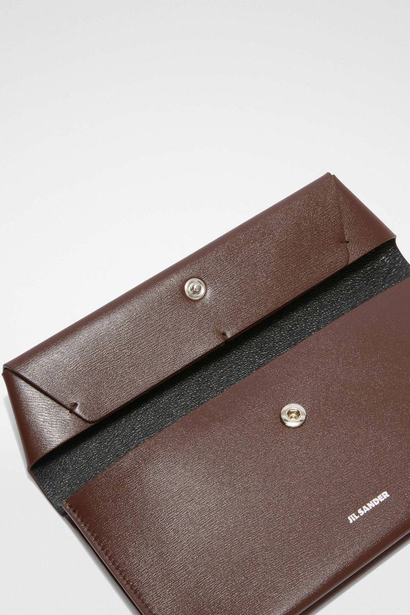 Jil Sander o1loc1c0426 Size:OS/Wallet in Brown Size ONE SIZE - 3 Thumbnail