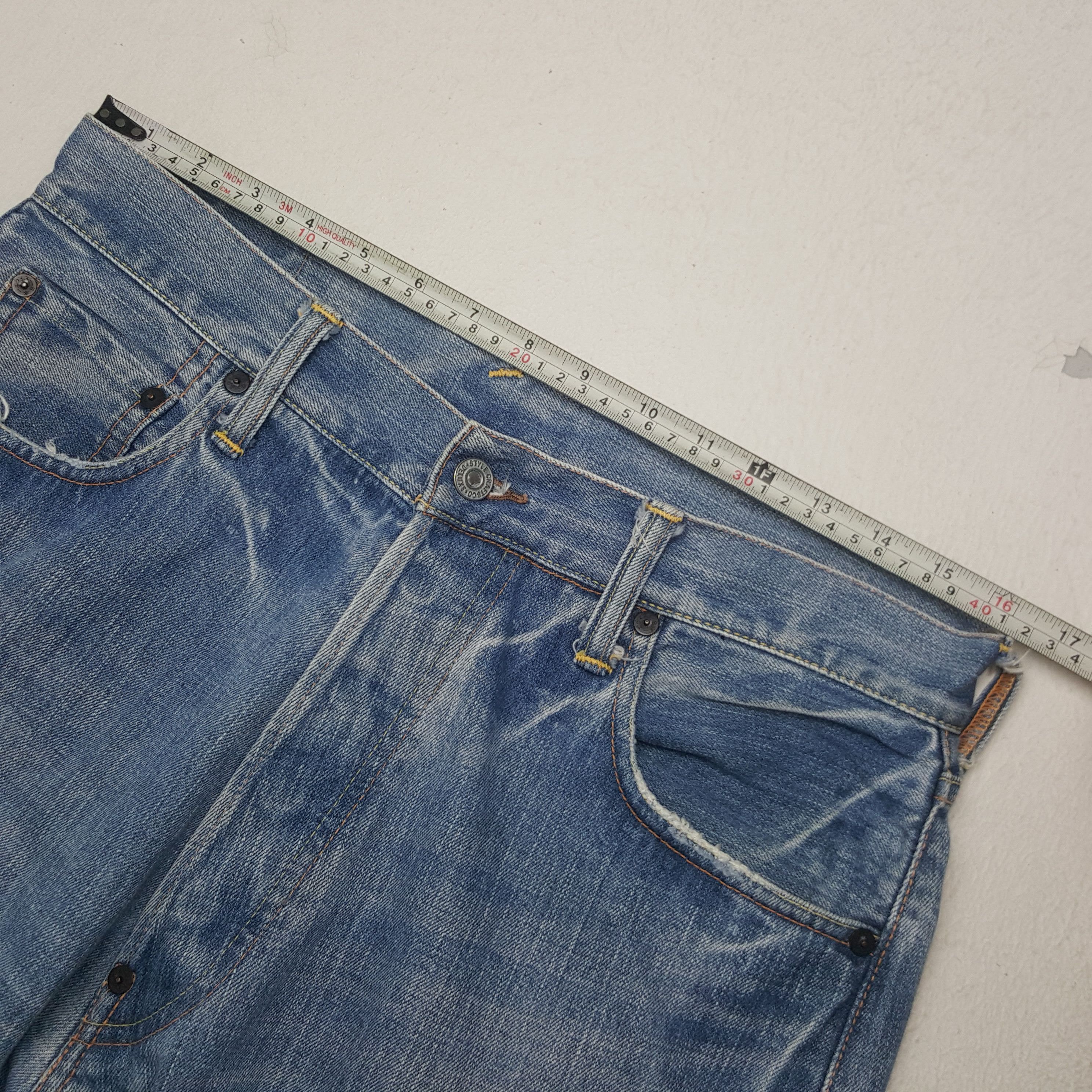 Evisu × Japanese Brand Vintage Evisu Custom Art Daicock Streetwear Denim Jeans Size US 32 / EU 48 - 7 Thumbnail