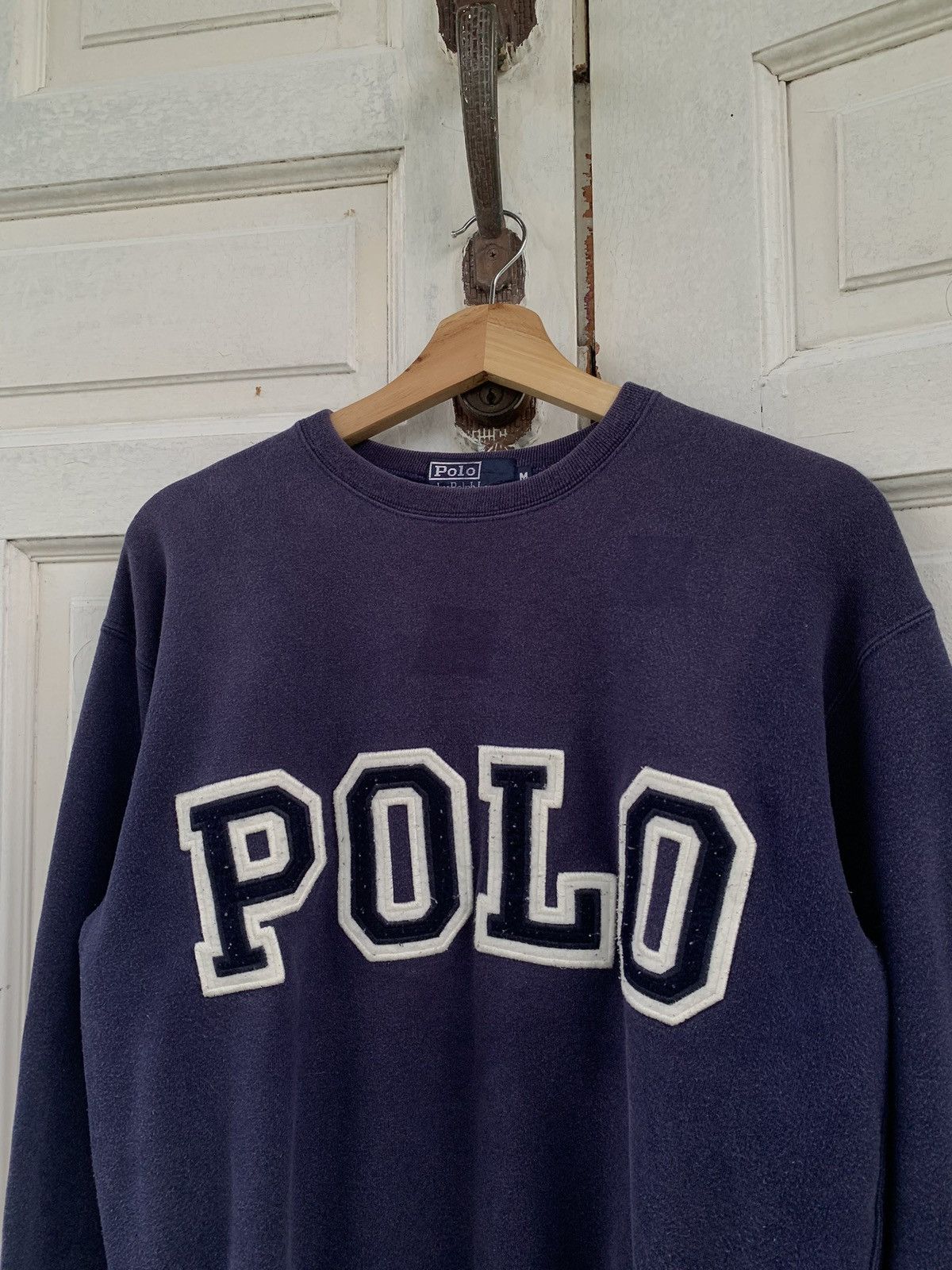 Polo Ralph Lauren Vintage POLO RL Embroidered spellout crewneck sweatshirt Size US M / EU 48-50 / 2 - 2 Thumbnail