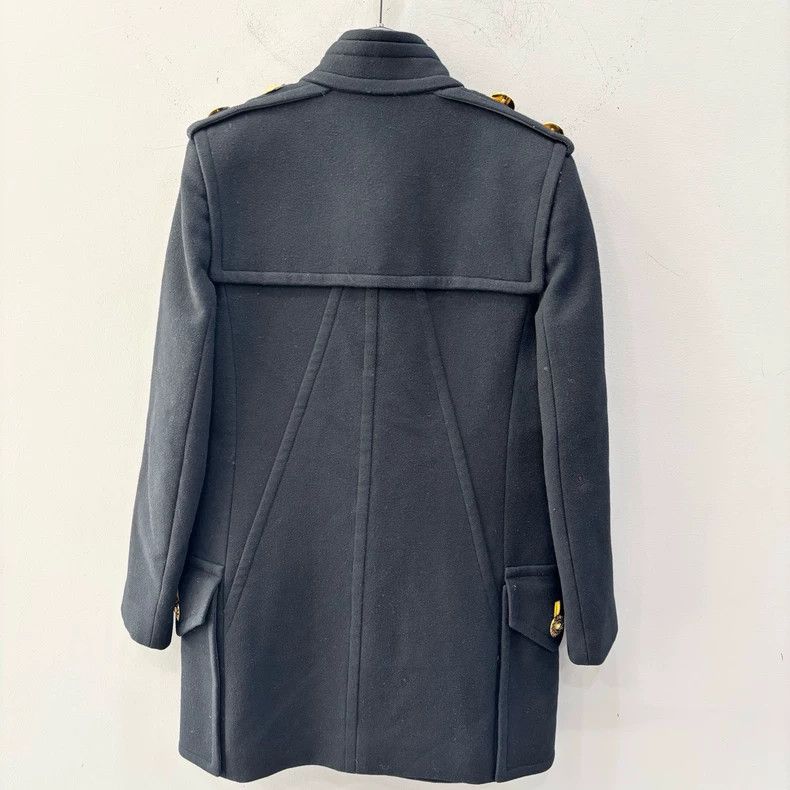Versace Versace Medusa gold-buttoned wool woolen coat Size S / US 4 / IT 40 - 2 Thumbnail