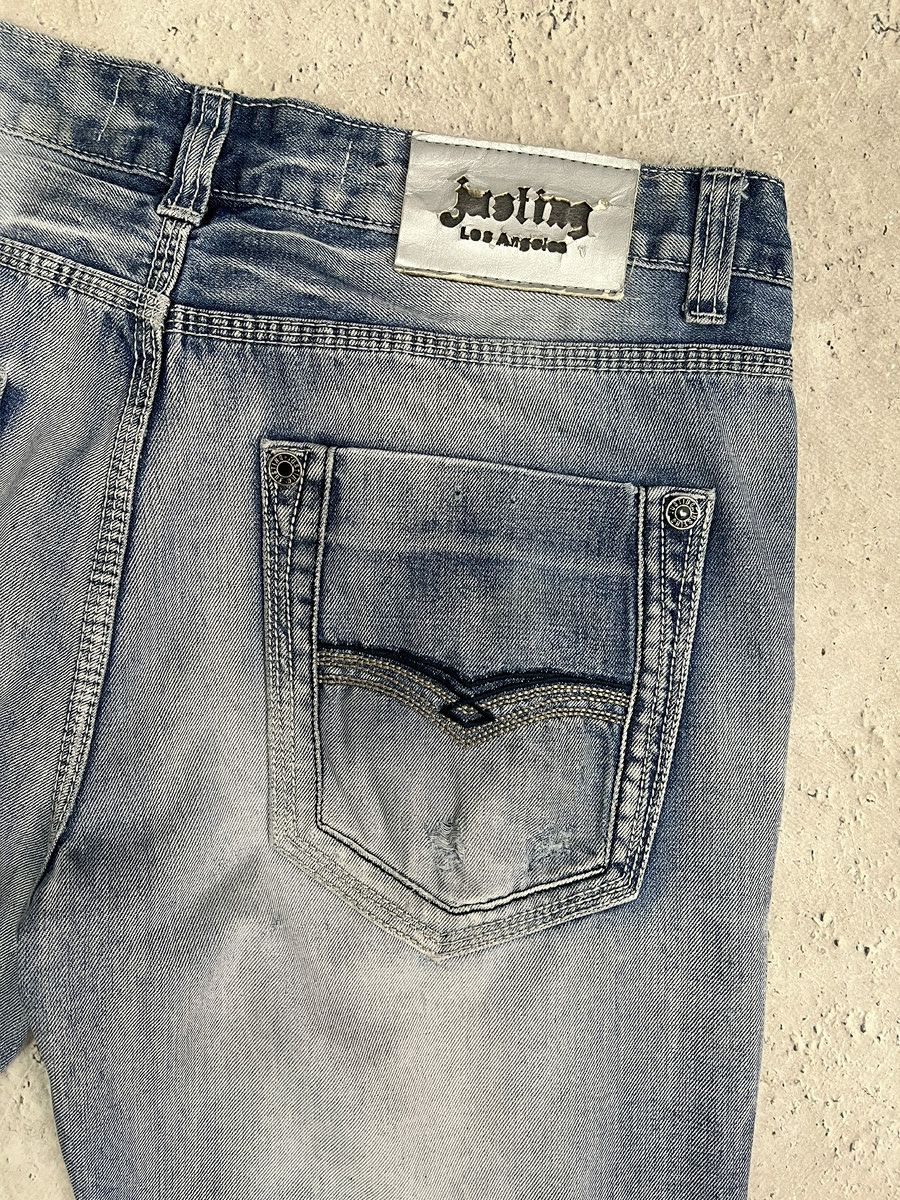 Japanese Brand Vintage japanese y2k junya watanbe style washed jeans y2k Size US 36 / EU 52 - 12 Thumbnail