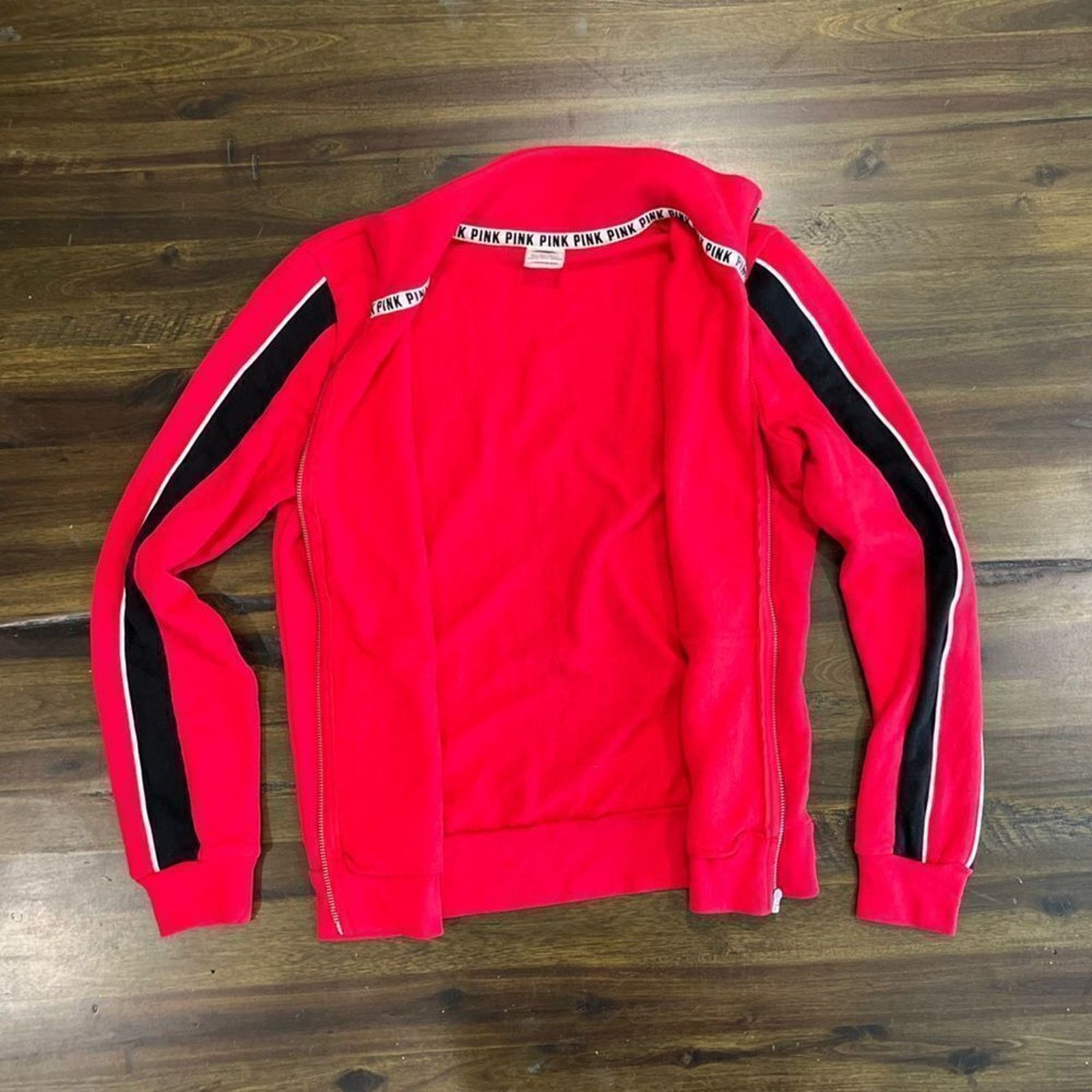 Vintage NWOT PINK Victoria’s Secret Full Zip Track Jacket Size US S / EU 44-46 / 1 - 10 Thumbnail