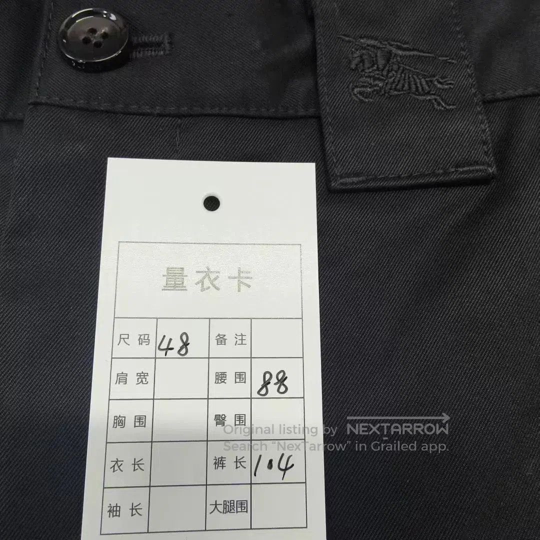 Other Burberry Black Embroidered Casual Trousers. Size US 36 / EU 52 - 5 Thumbnail