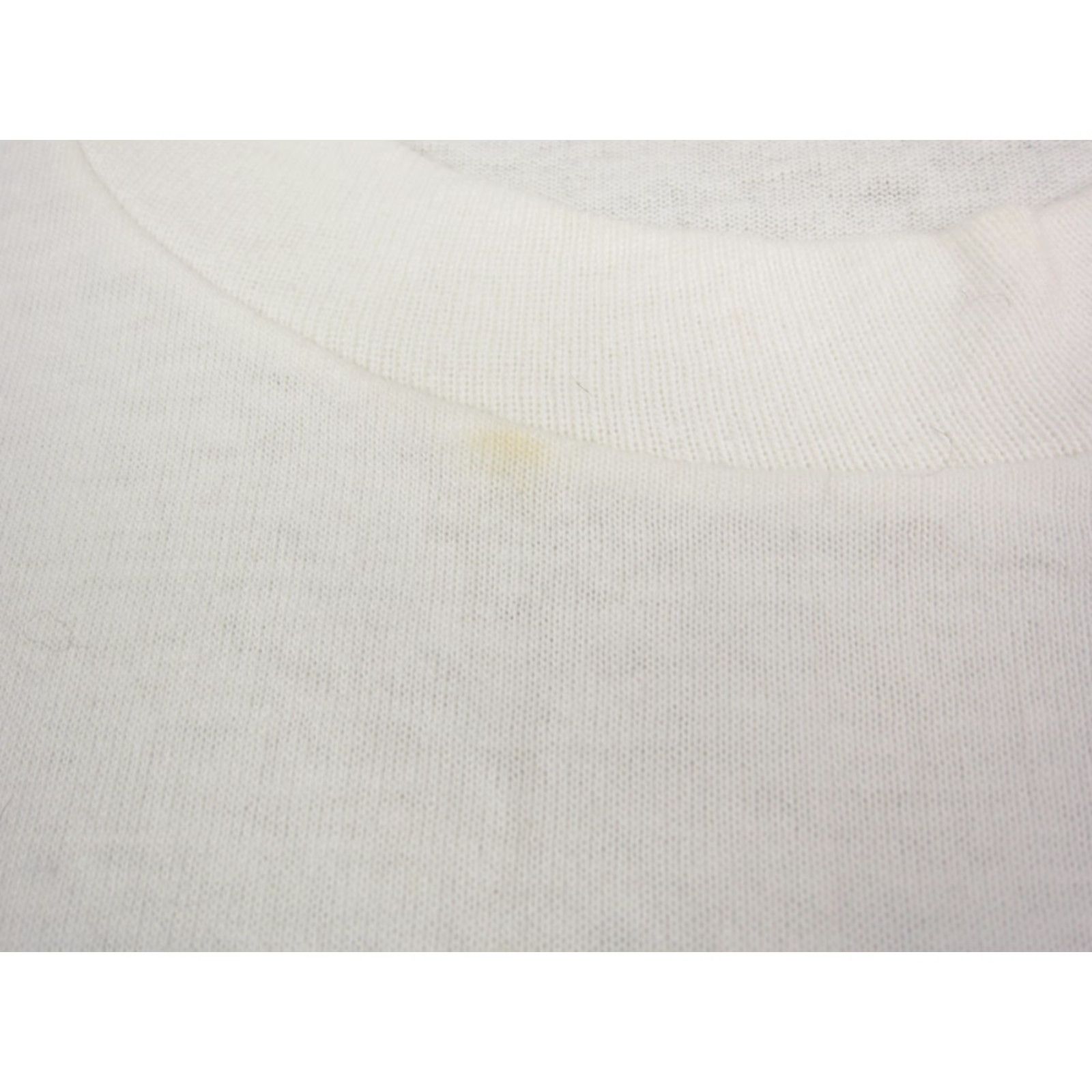 Fruit Of The Loom VINTAGE Fruit of the Loom Shirt Mens M White 80s 90s USA Clover Pattern Crew Neck Short Sleeve T-Shirt Size US M / EU 48-50 / 2 - 7 Thumbnail