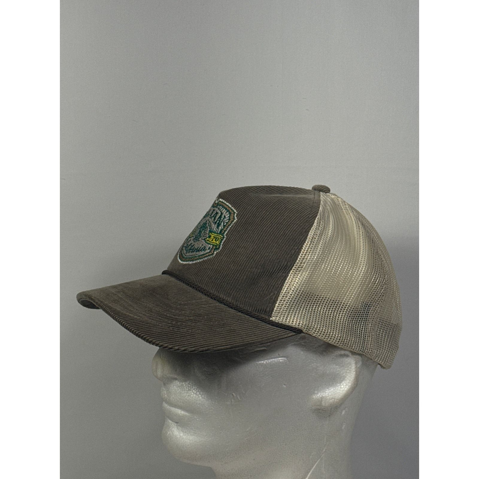 Richardson Vintage Julian CA Corduroy Trucker Hat - Retro Brown Mesh Size ONE SIZE - 3 Thumbnail