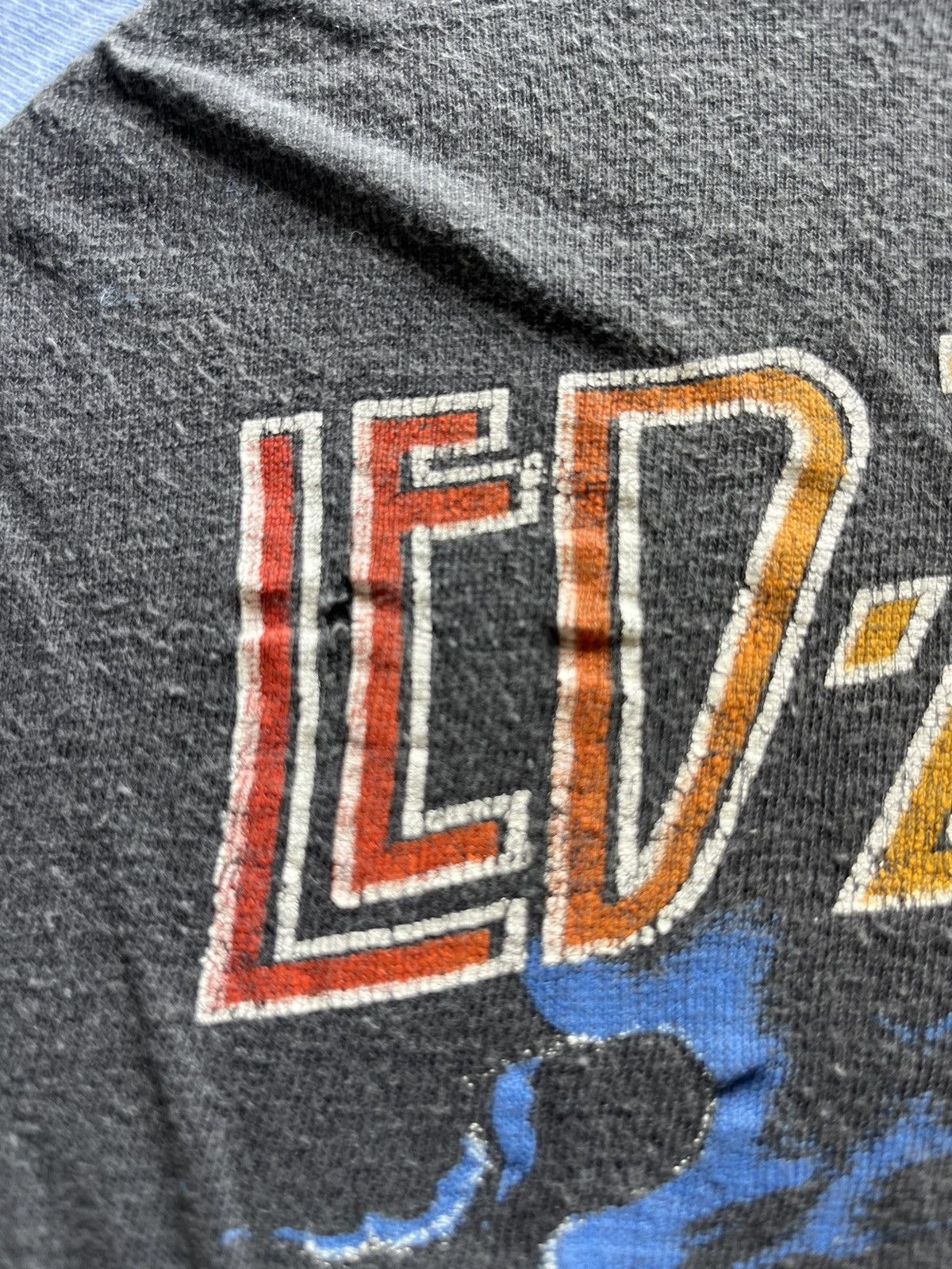 Band Tees × Led Zeppelin × Vintage Vintage LED-ZEPPELIN Rock N Roll Forever 80’s tshirt Size US M / EU 48-50 / 2 - 6 Thumbnail