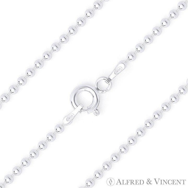 Other Polished Ball Bead Link Italian Chain Anklet Size 9 Size ONE SIZE - 1 Thumbnail