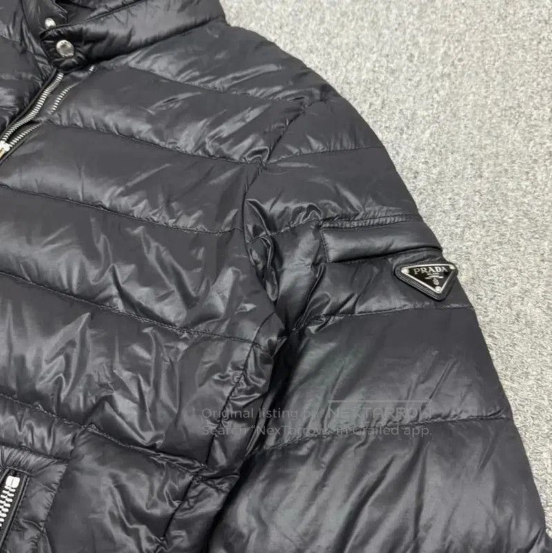 Prada Prada Black XL Men's Down Jacket. Size US XL / EU 56 / 4 - 3 Thumbnail