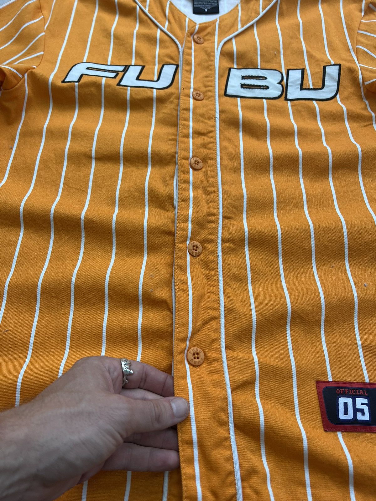 Fubu × Vintage Vintage Fubu Jersey Shirt 90s Rap Tee Hip Hop Size US M / EU 48-50 / 2 - 6 Thumbnail