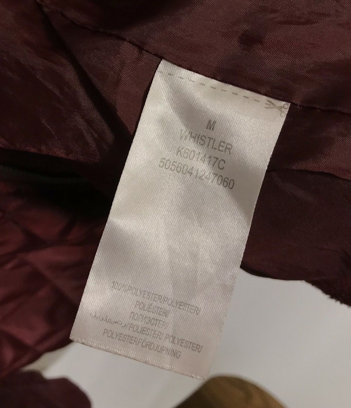 Kangol Kangol Quilted Zip Bomber Burgundy Size US M / EU 48-50 / 2 - 7 Thumbnail