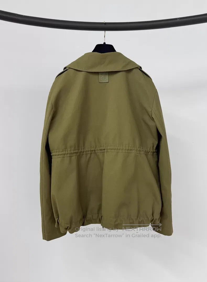 Loewe Loewe Military Green Multi-pocket Windbreaker Jacket, Loos Size XXS / US 00 / IT 34 - 3 Thumbnail