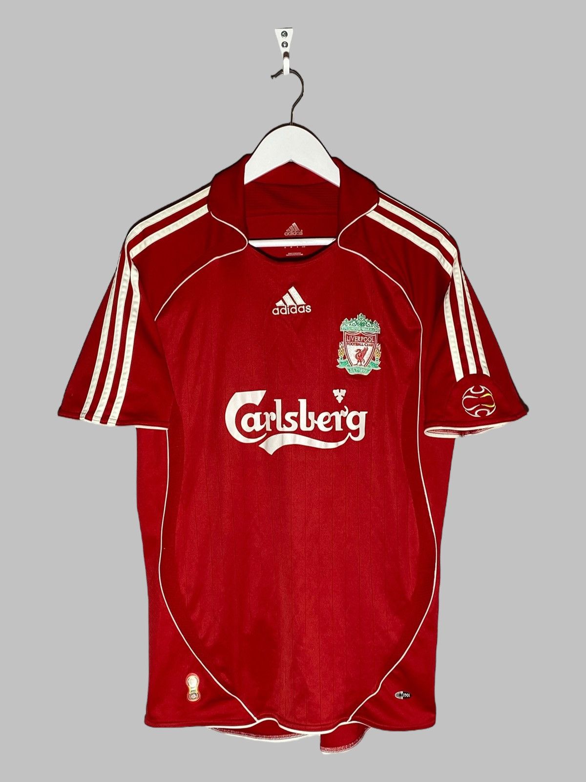 Adidas #17 Bellamy Liverpool FC 2006 Adidas Football Shirt Size US M / EU 48-50 / 2 - 2 Thumbnail