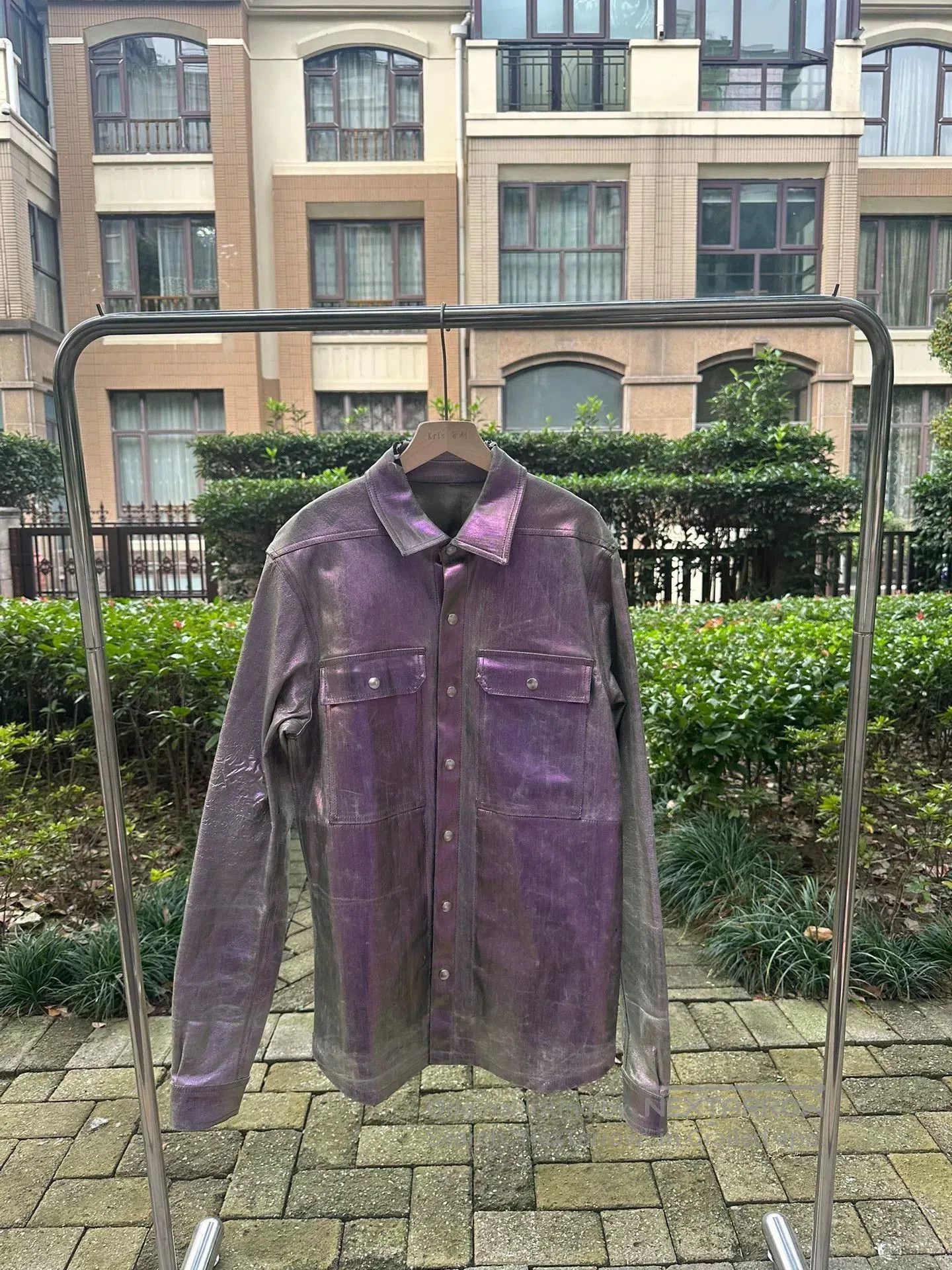 rick owens laser jacket in size 48.