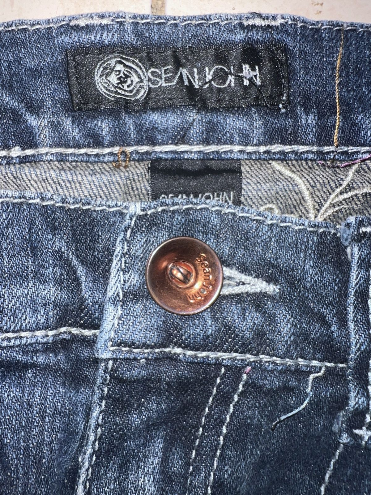 Sean John (36)y2k Sean John Embroidery Backhit Graphic Size US 36 / EU 52 - 7 Thumbnail