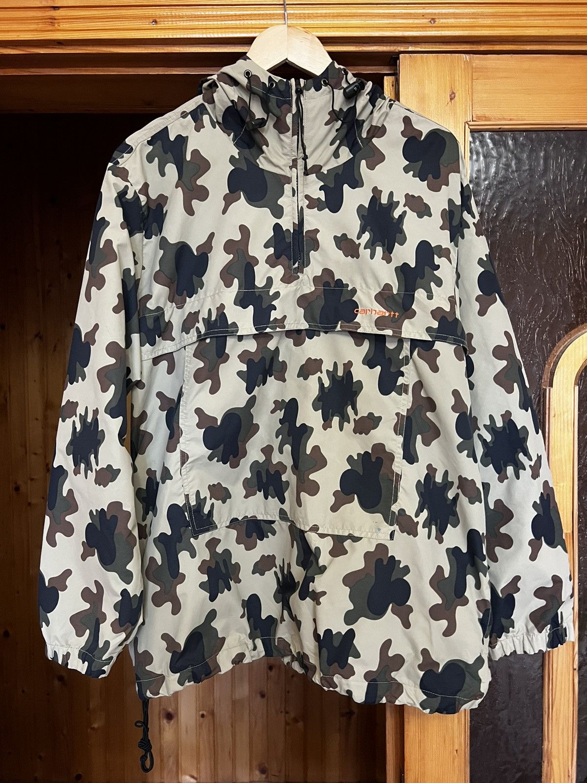 Carhartt × Carhartt Wip × Vintage Carhartt vintage nylon camo anorak jacket Size US XL / EU 56 / 4 - 1 Thumbnail