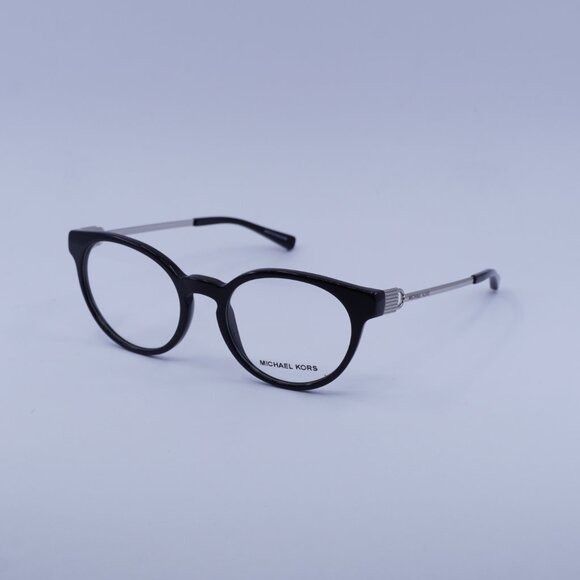 Michael Kors Michael Kors MK4048 3163 Kea Eyeglasses Black/Silver 51mm Size ONE SIZE - 6 Thumbnail