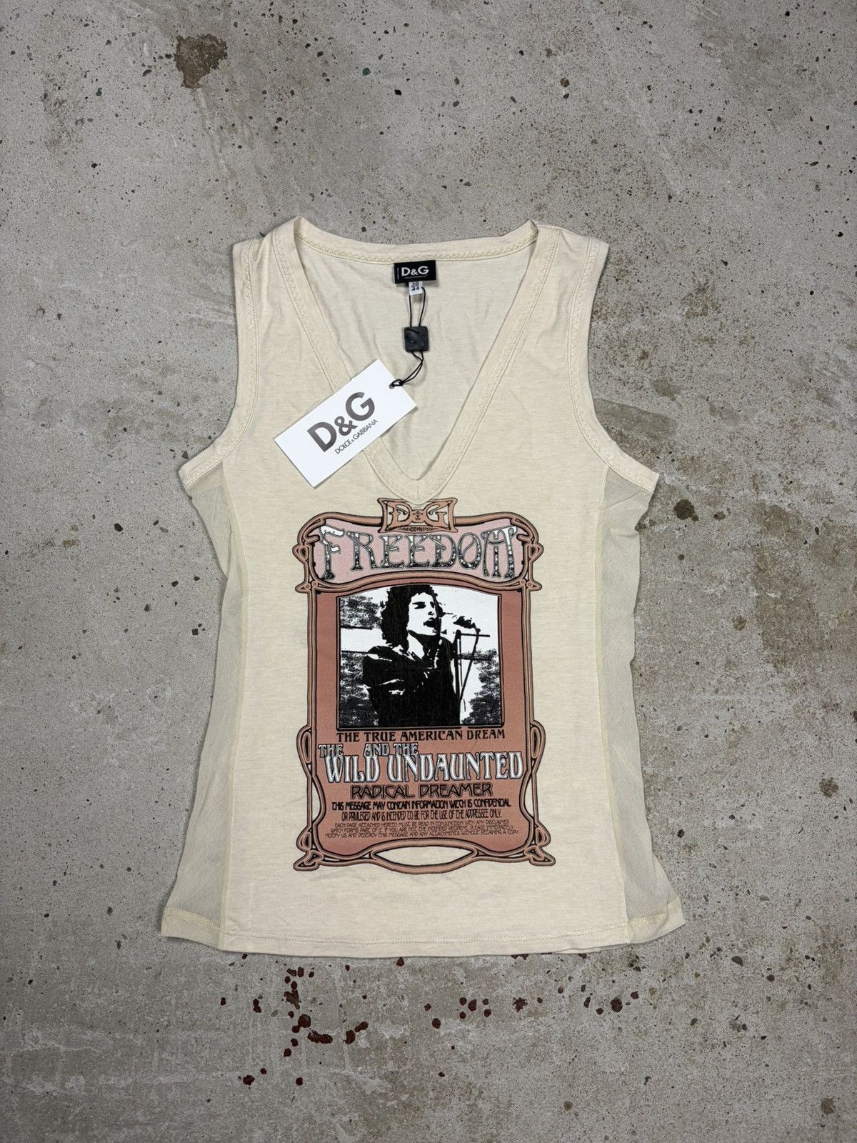 Dolce & Gabbana Dolce & Gabbana 2000's Forever N4 Summer Tank Top