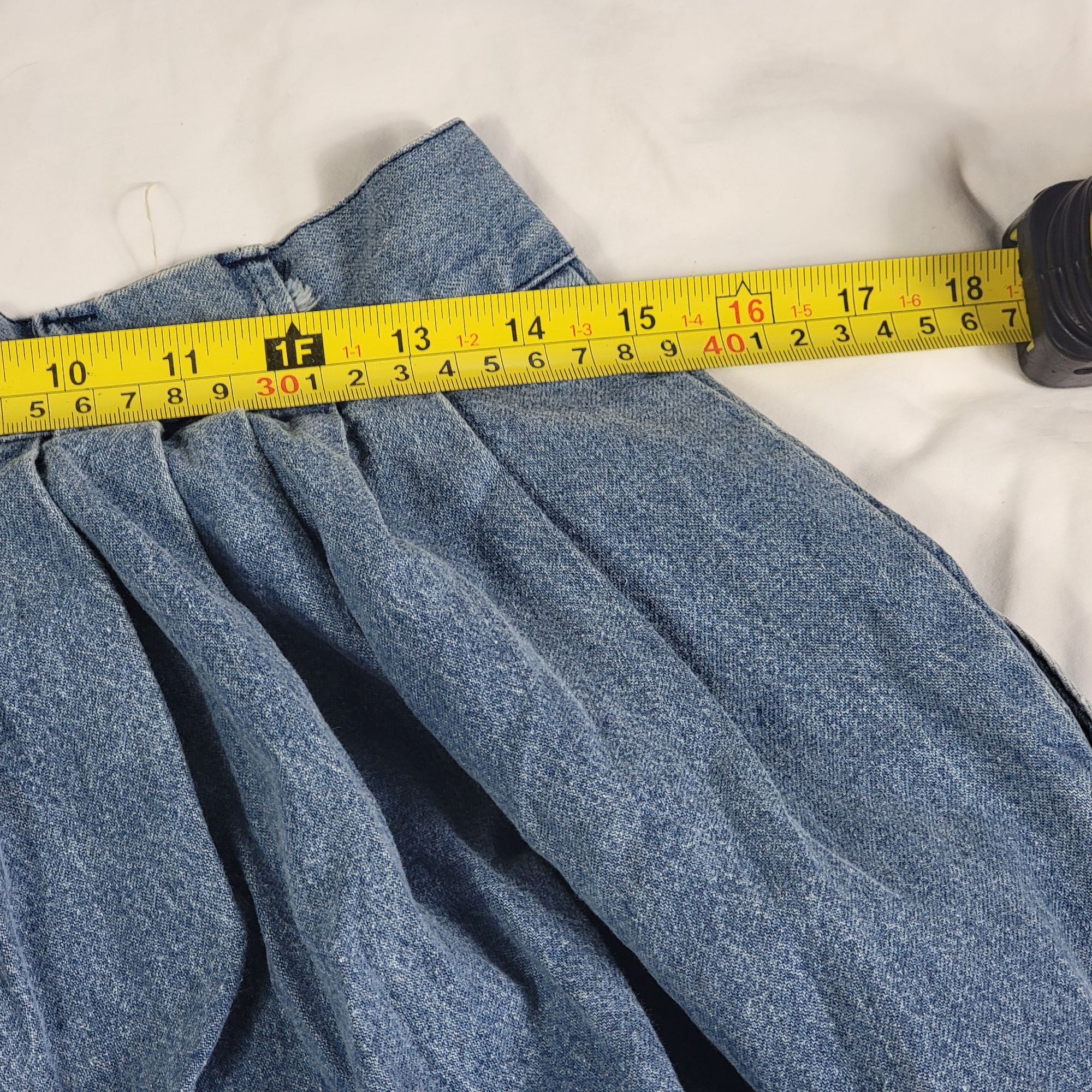 Other × Vintage Vintage Avon Fashions Womens 13/14 Denim Skirt Made In USA R Size 36" / US 14 / IT 50 - 7 Thumbnail