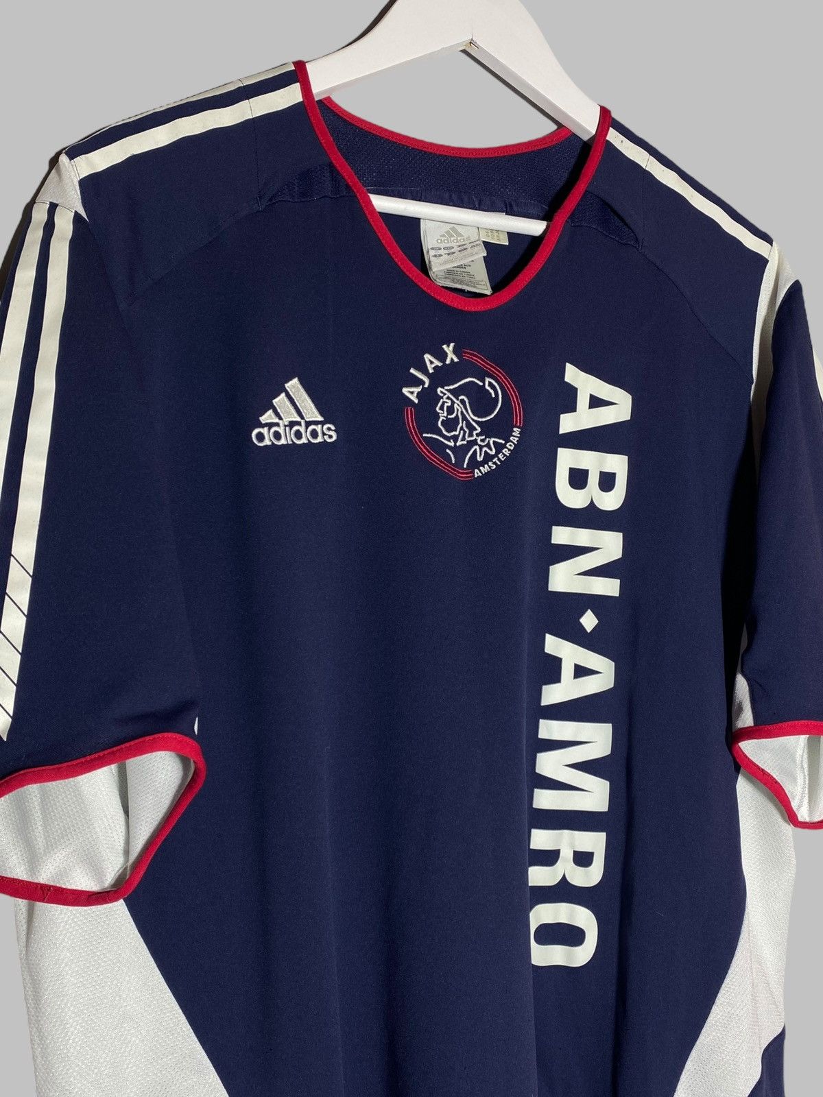 Adidas × Vintage Vintage Adidas Ajax Amsterdam 2005 2006 Away Football Shirt Size US XL / EU 56 / 4 - 3 Thumbnail