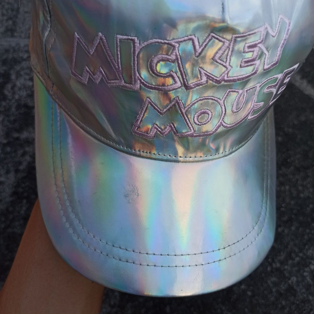 Beauty Beast × Mickey Mouse Sick chrome and pink Mickey Mouse Hat Size ONE SIZE - 10 Thumbnail