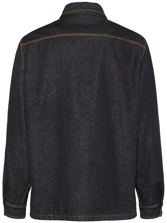 Moncler o1lsvrm0425 Cotton Denim Shirt in Denim Size US L / EU 52-54 / 3 - 2 Thumbnail