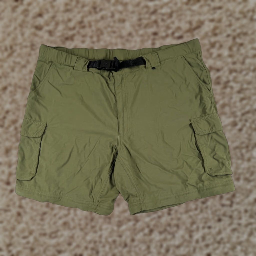Vintage VINTAGE Boy Scouts Shorts Men XL Green Nylon Cargo Switchback Belted 42x8 READ Size US 36 / EU 52 - 1 Thumbnail