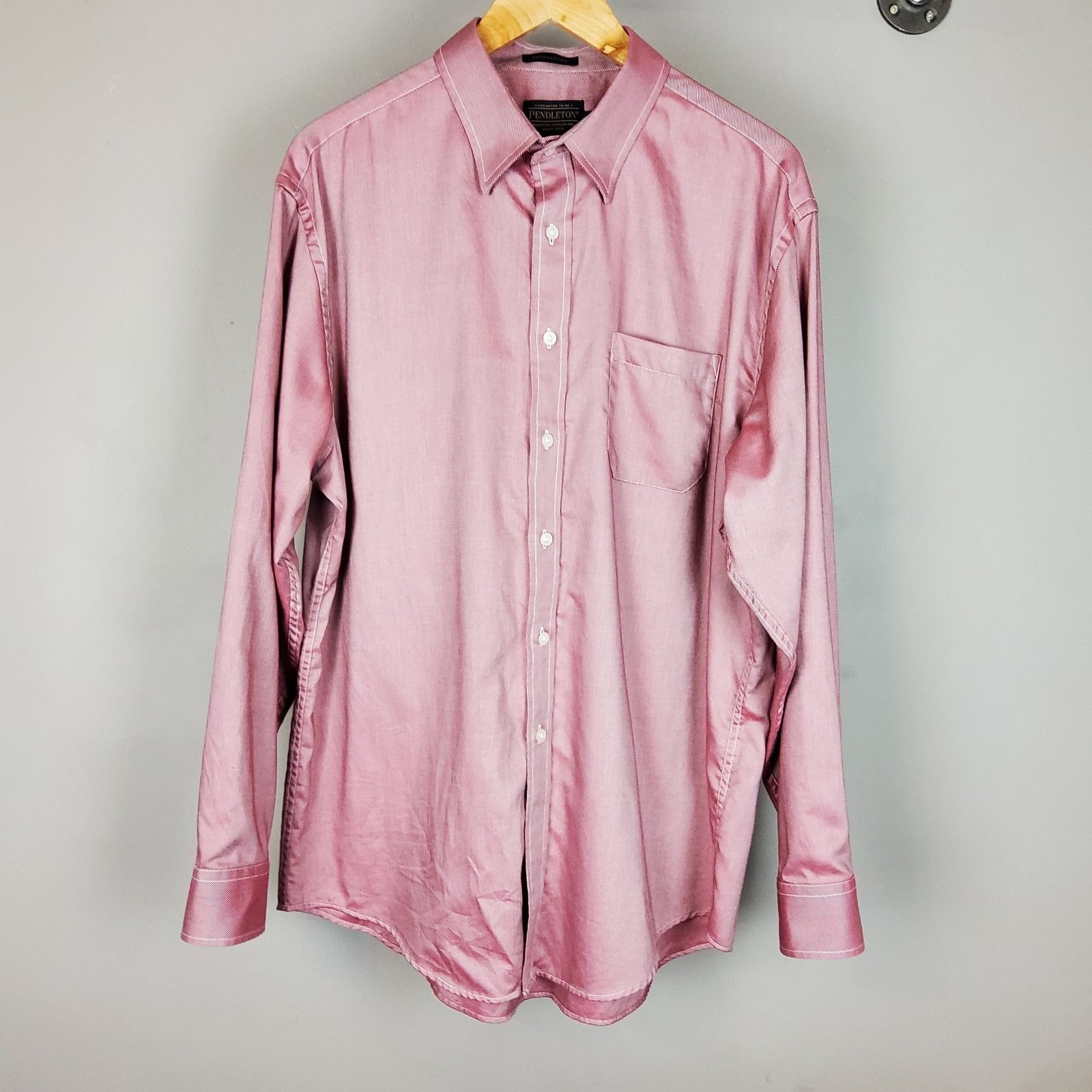 Pendleton Pendleton Bridgeport Size XL Red Button Up Shirt Size US XL / EU 56 / 4 - 1 Thumbnail