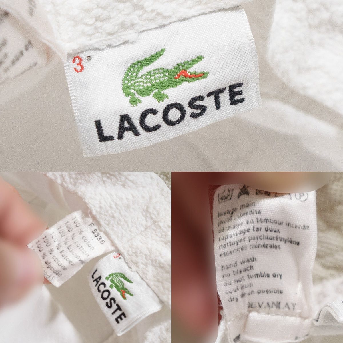 Lacoste 00s Logo Bucket Hat S Size Size ONE SIZE - 5 Thumbnail